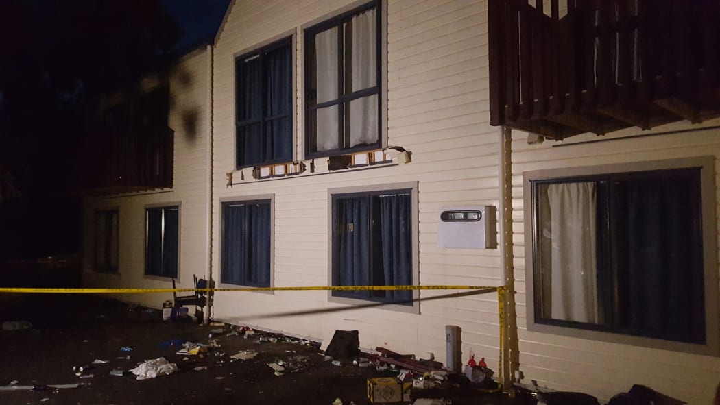 The balcony injured six people when it collapsed.