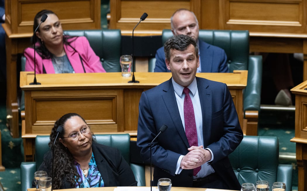 ACT Leader David Seymour speaks in the first reading debate for the Principles of the Treaty of Waitangi Amendment Bill.