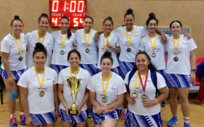 Samoa celebrate a clean sweep at the Netball World Cup Oceania Qualifiers.