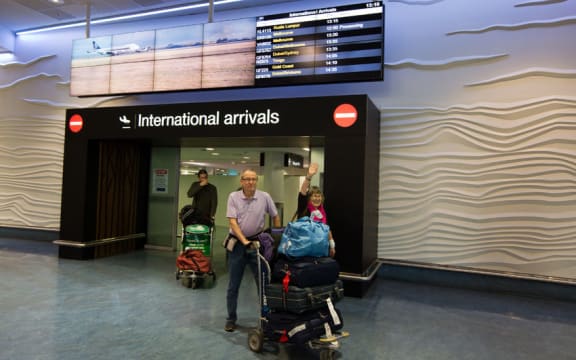 Auckland Airport arrivals