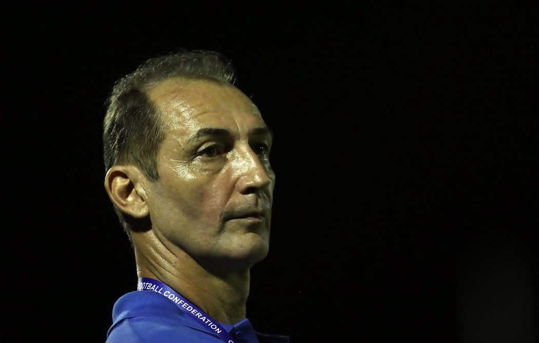 Tahiti U17 coach Patrice Flaccadori.