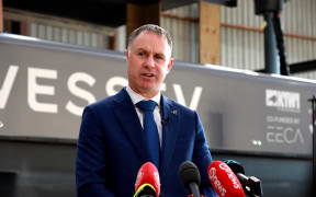 Climate Change Minister Simon Watts outines the five pillars to the government's climate strategy, 10 July 2024.