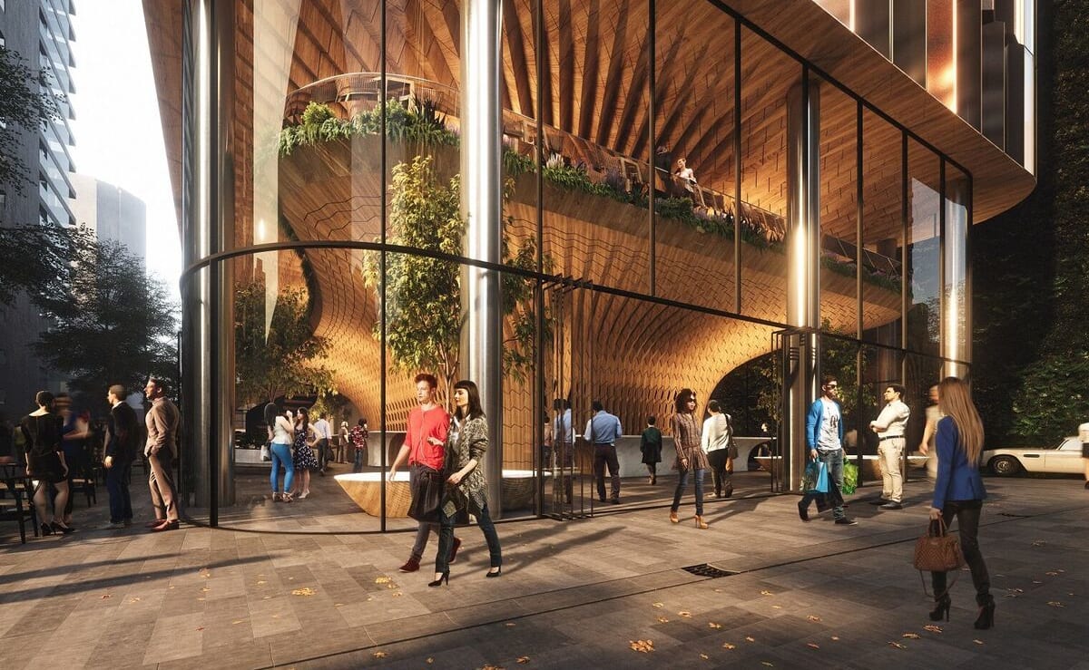 The skyscraper is set to have a Market Place on its ground floor.
