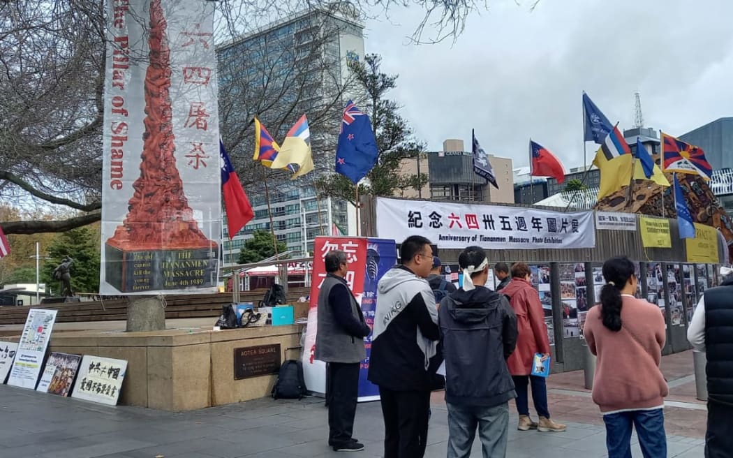 The day started with a photo exhibition at Auckland’s Aotea Square depicting the student-led pro-democracy protests that took place in the months leading up to 4 June 1989.