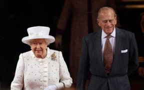 Britain's Queen Elizabeth II and her husband Prince Philip, The Duke of Edinburgh in Germany last year.