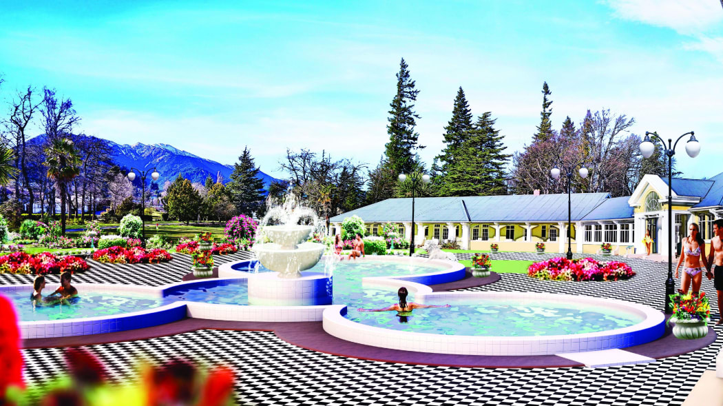 An artist's impression of the new luxury spa.