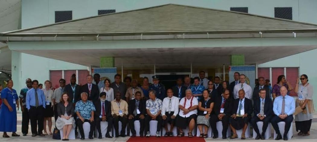 Pacific government representatives meet in Kiribati.