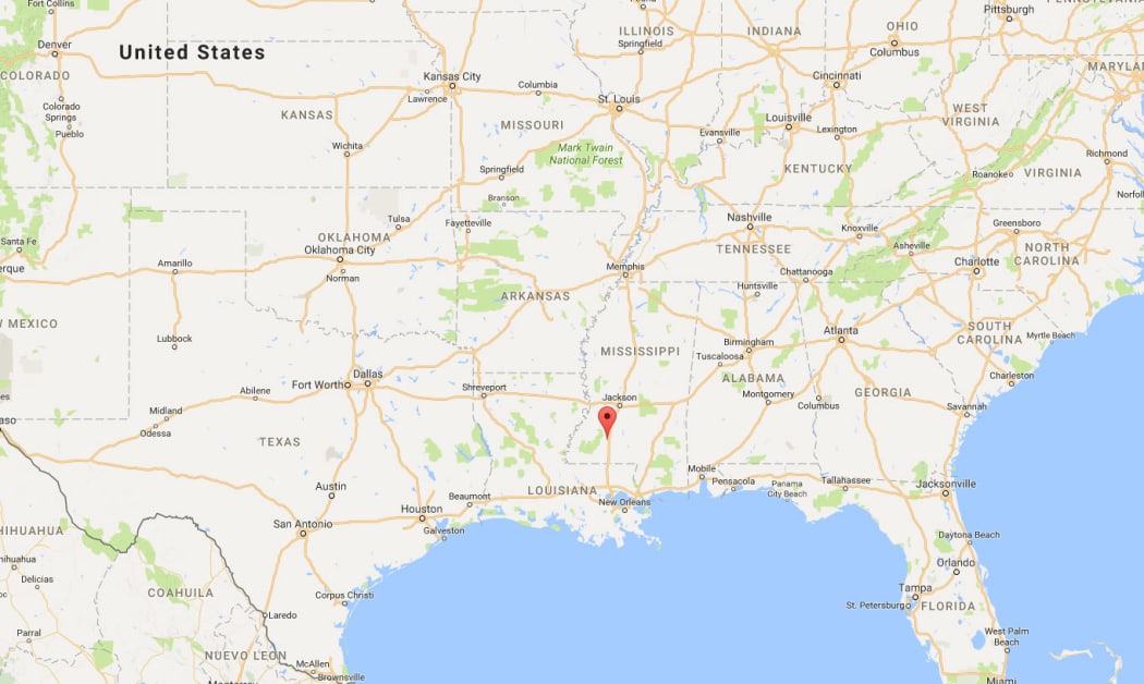 Map showing Lincoln County, Mississipi.