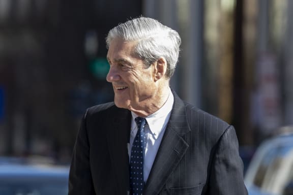Special Counsel Robert Mueller walks after attending church on March 24, in Washington DC.