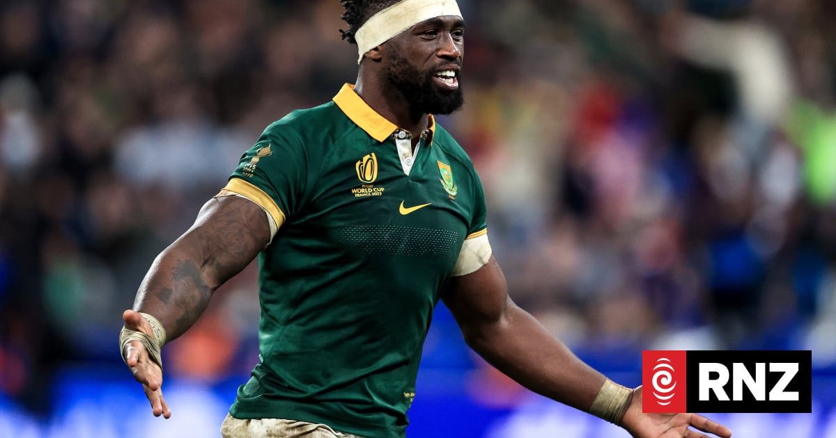 Springbok captain set to miss All Blacks tests | RNZ