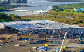 Auckland Airport's new retail complex at Manawa Bay