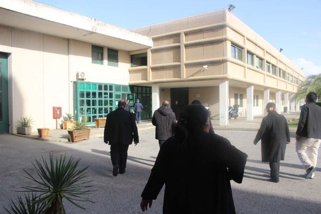 Kiribati President and delegation enter Italian prison