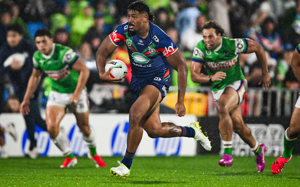 Ali Leiataua of the Warriors, NZ Warriors v Canberra Raiders, round 2 of the NRL Telstra Premiership at Go Media Stadium, Auckland, New Zealand on Friday 13 March 2026.
© Photo: Andrew Cornaga / Photosport