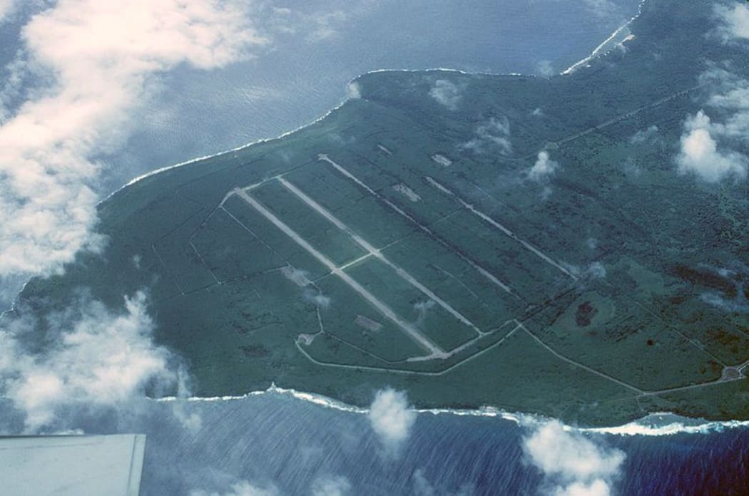 Tinian North Field, Northern Marianas, the largest US air base during World War II.