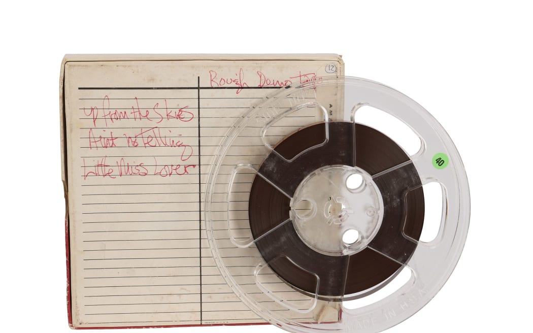 Entertainment memorabilia vendor Propstar will offer some of Hendrix's master recordings, including unreleased songs, at auction in November.