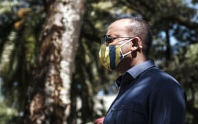 Abiy Ahmed, Prime Minister of Ethiopia, stands during an event to honour the national defence forces in Addis Ababa, on November 17, 2020.