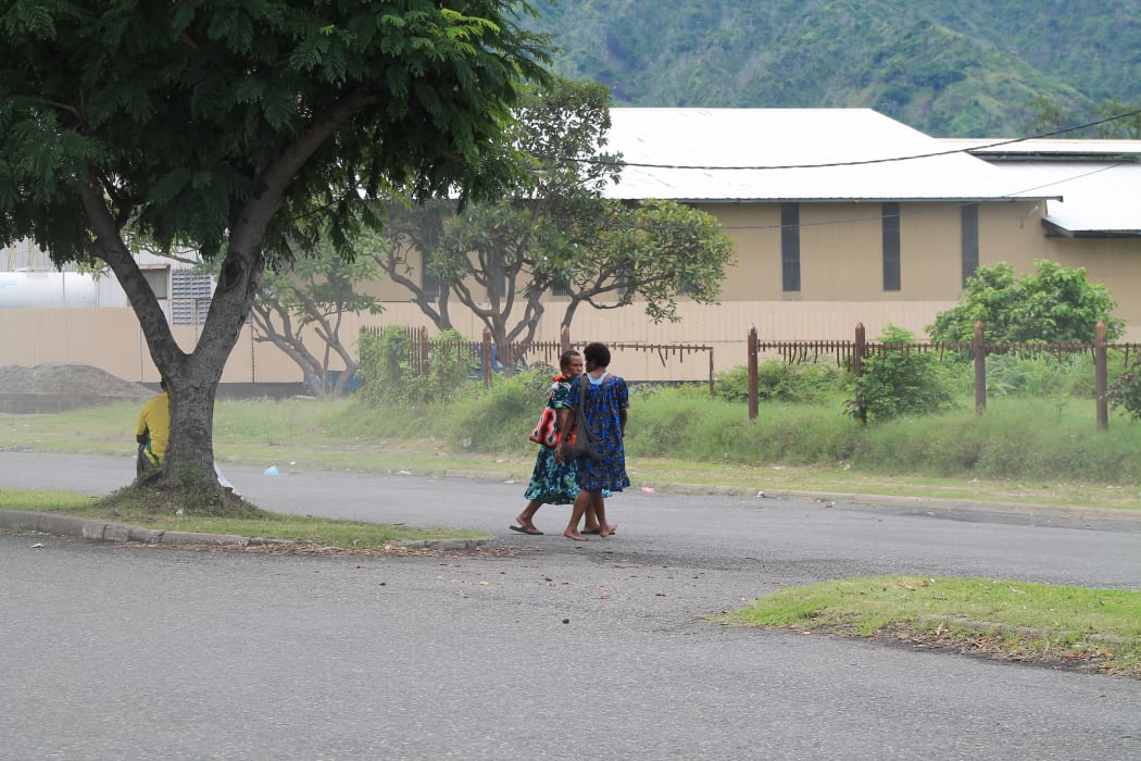 Main street Rabaul, East New Britain.