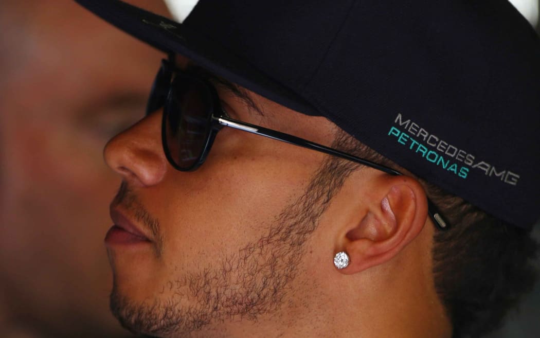 Lewis Hamilton watches qualifying at Monza, 2014.