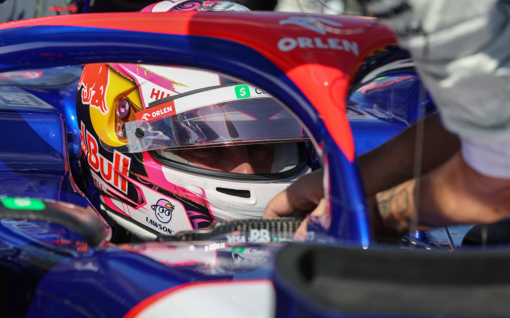 RB F1 driver Liam Lawson of New Zealand, 2024.