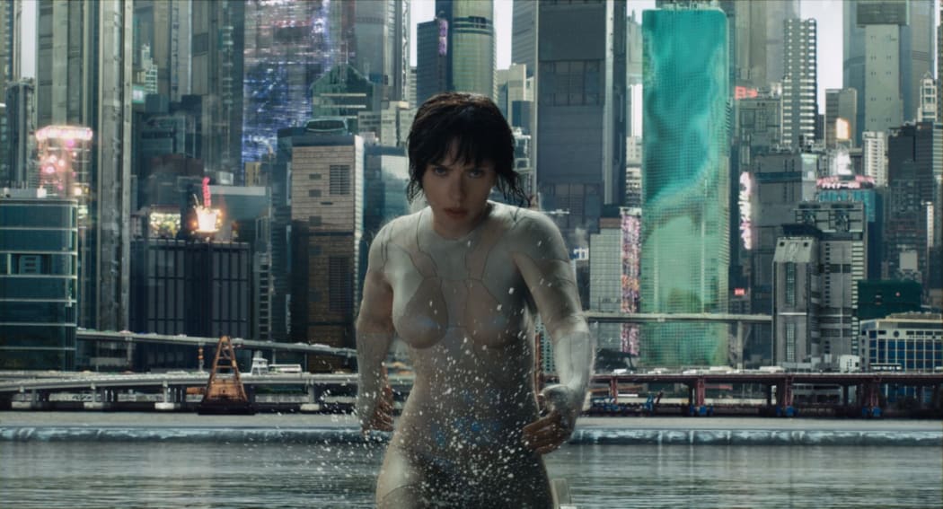 Scarlett Johansson in The Ghost in the Shell.