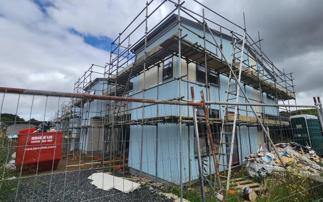 The Valley Road construction project in Pukekohe.