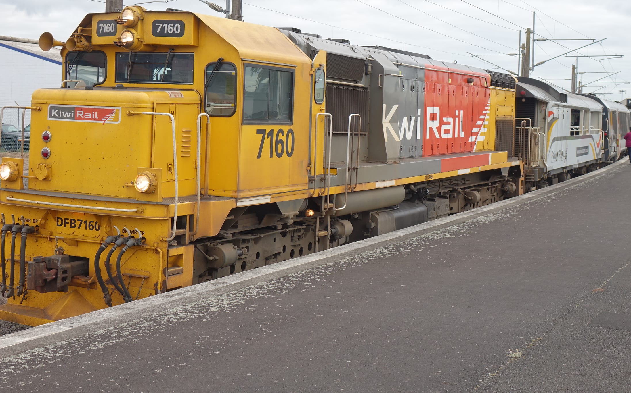 Northerner train at Hamilton train station