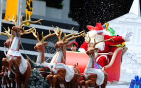 Auckland's christmas parade.