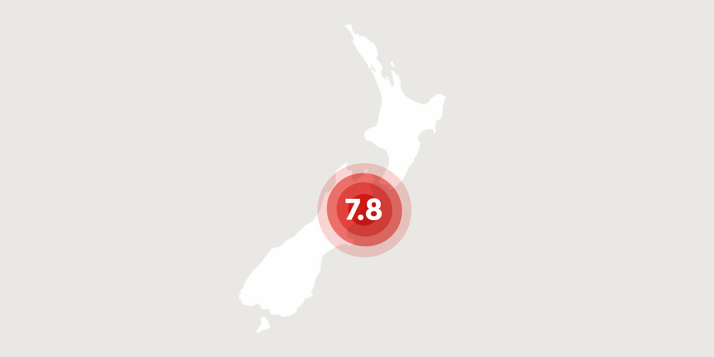 Graphic for Kaikōura Earthquake