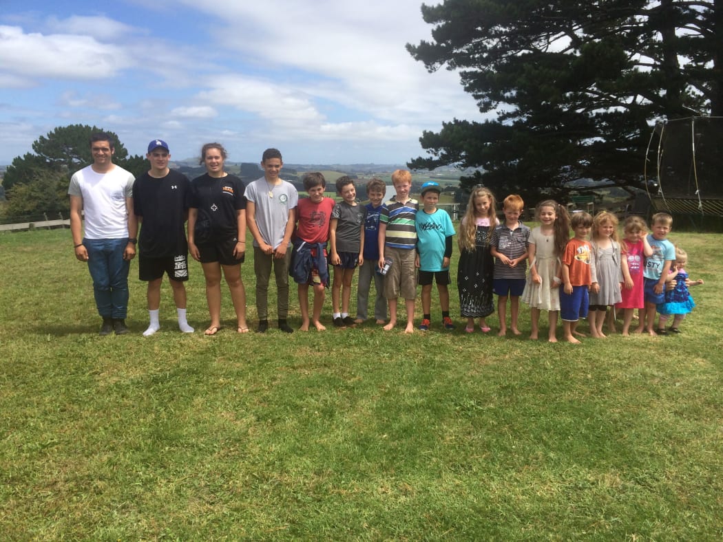 Robyn Pearce's 17 grandchildren