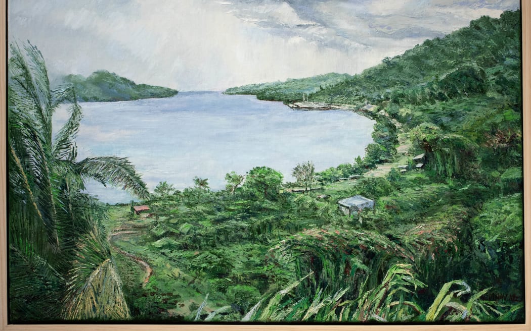 2023 painting from Bougainville by Marilyn Havini