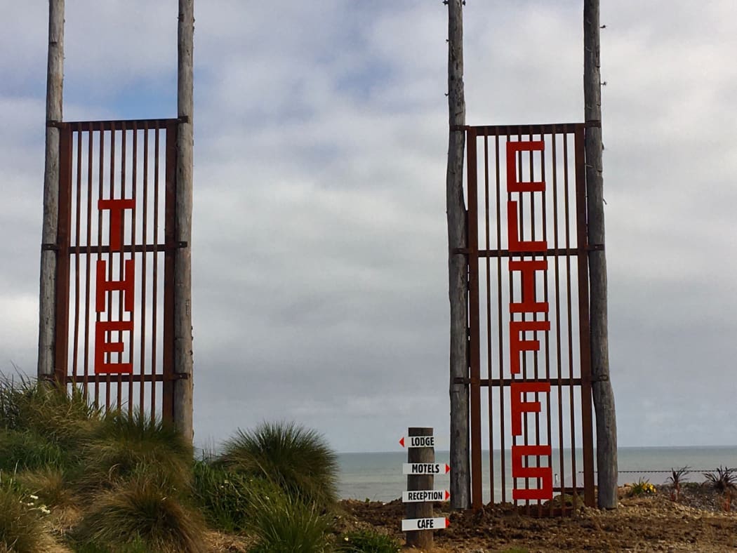 Ton Crooymans' large sign at his Tūātapere property has turned heads in the community