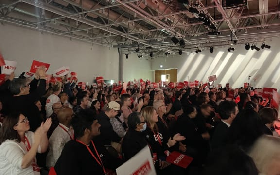 Labour party members at the congress Sunday, 28 May.