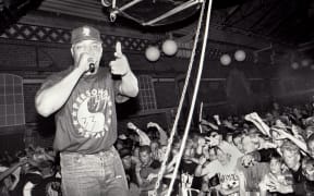 Chuck D of Public Enemy performing in Malmo in 1991