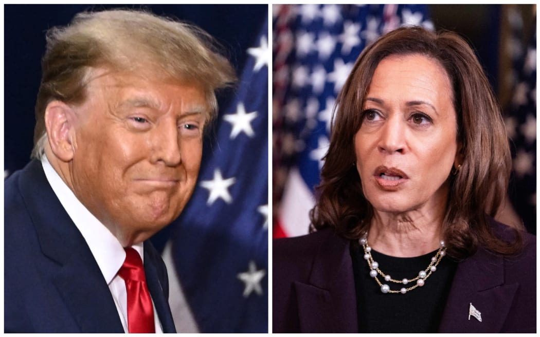Donald Trump questioned whether Kamala Harris was Black during the largest US annual gathering of Black journalists.