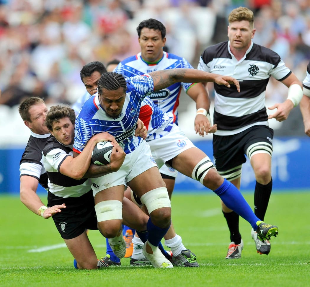 Manu Samoa first played the Barbarians in 2015.