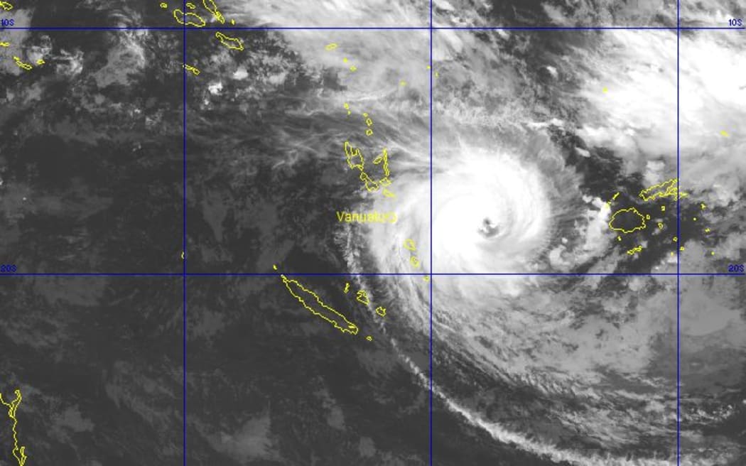 Cyclone Winston near Vanuatu. The cyclone is expected to veer south, but a cyclone advisory has been issued for Tafea.