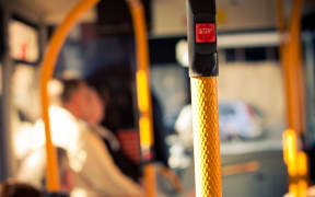 A file photo shows the interior of a bus.