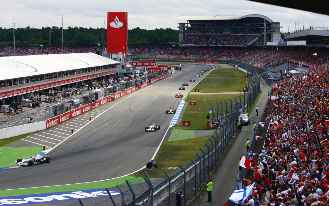 Hockenheim race circuit Germany.