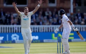 Tim Southee of the New Zealand Blackcaps.  First Test Lord's 2022