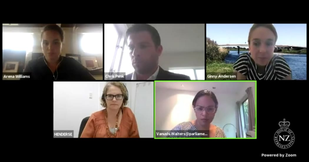 It's not unusual for some committee meetings to be held over Zoom either to allow MPs to comply with Covid-19 distancing requirements or to hear from submitters who can't travel to Wellington