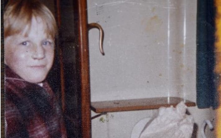 Abuse survivor Darryl Smith as a 10-year-old.
