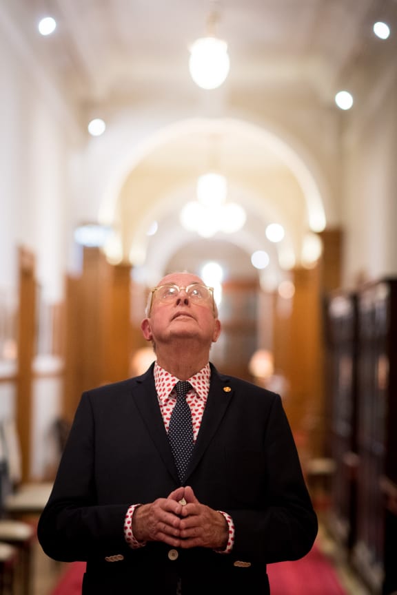 Billy Apple at the Arts Foundation of NZ Icon Awards on 9 May.