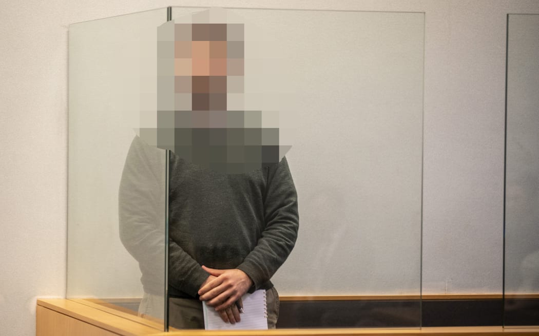 The manager during his sentencing in the High Court at Auckland today.