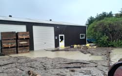 The Limery in Wairoa has been devastated by flooding.