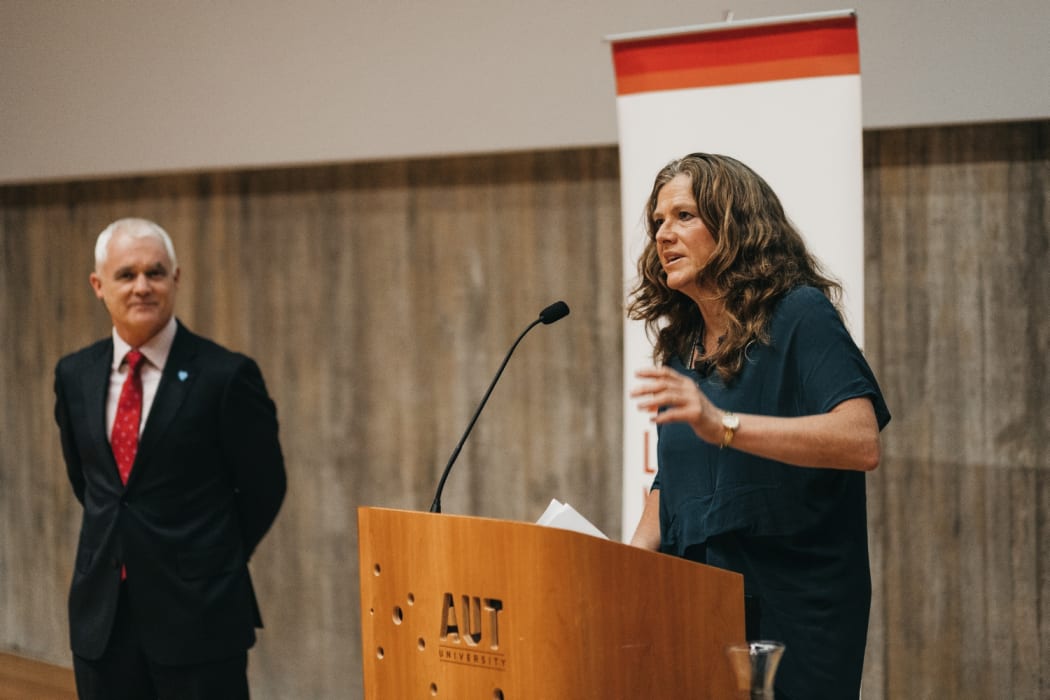 Simon Moutter and Kathryn Ryan