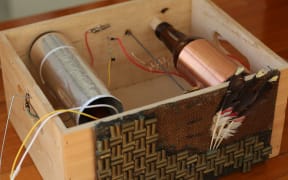 Celeste Oram's homemade radio