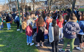Supporters in Dunedin call for the government to step in and protect Ihumātao.