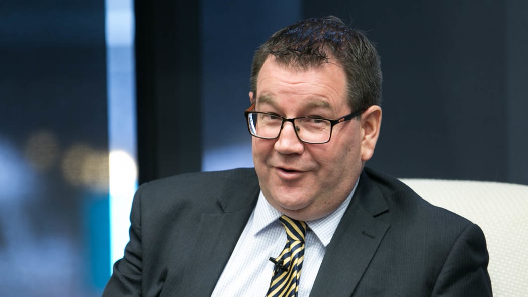 Grant Robertson giving his first major speech as Finance Minister. 1 December 2017.
