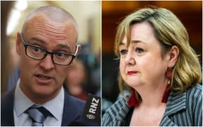 Minister of Commerce and Consumer Affairs David Clark and Minister of Building and Construction Megan Woods.