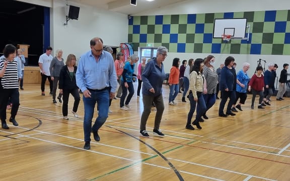 Line dancing lessons at a Christchurch City Council-owned hall.
